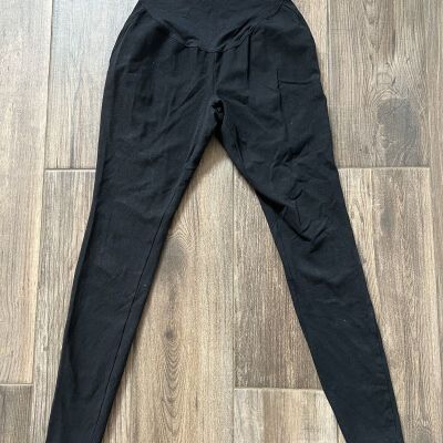 Old Navy Maternity Full-Panel Black Leggings Size XS