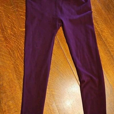 Lane Bryant Leggings Size G/H Wine Purple