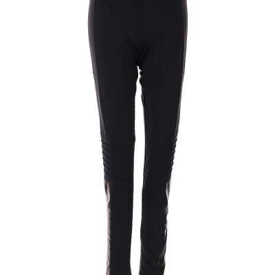 Rune NYC Women Black Leggings XS