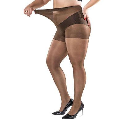 Women Sexy High Waist Pantyhose Sheer Stockings Plus Size Tights Socks 20D/40D
