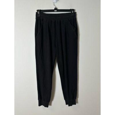 Varley Black Corduroy Style Jogger Pants Sz L