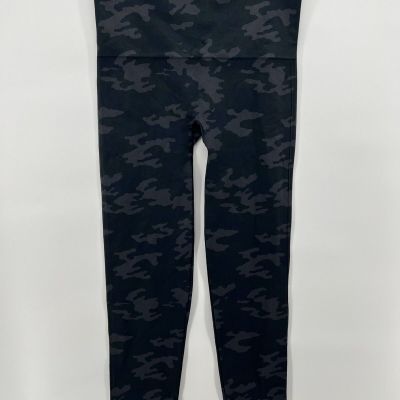 Spanx Look at Me Now Womens Leggings Size XL Seamless Black Camo NWT