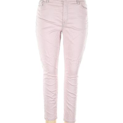 Jen7 by 7 For All Mankind Women Pink Jeggings 16