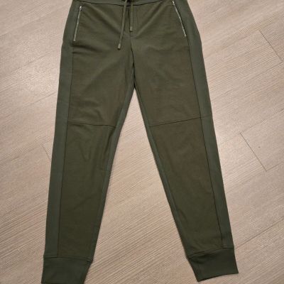 ATHLETA Headlands Hybrid Trek Mid Rise Jogger Size 12 Tall Aspen Olive