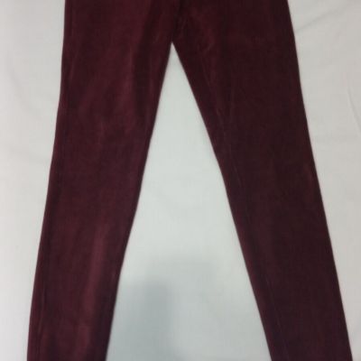 Michael Kors Burgundy Corduroy leggings Pants Sz Small