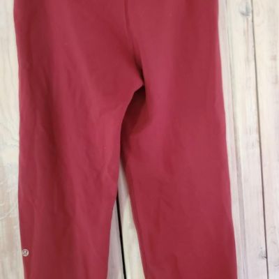 Lululemon Crops Maroon Yoga Pants