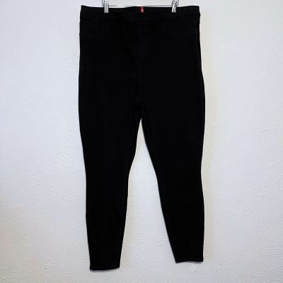 Spanx Jean-ish Leggings Denim Jeans Stretch Pants Black Size 3X