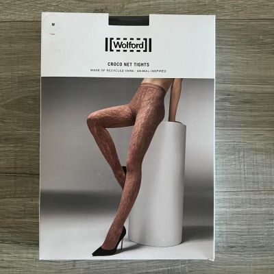 Wolford Croco Net Tights Black M