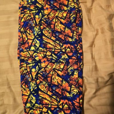 NWOT Lularoe TC Multi- Color Leggings - stained glass look (#L104)