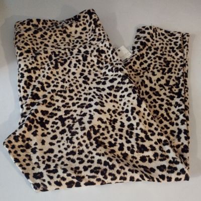 Ultra Flirt Leopard Leggings 3X NWT