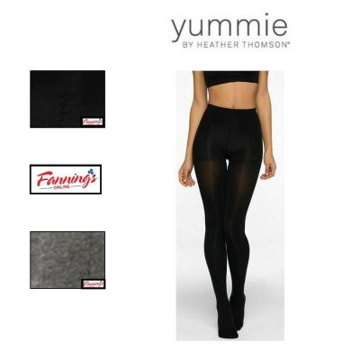 Yummie BY HEATHER THOMSON 2 PACK OPAQUE TIGHTS G12