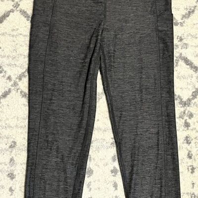 NEW Sonoma Women's High Rise Weekender  Grey Stretch Leggings Side Pockets Sz M