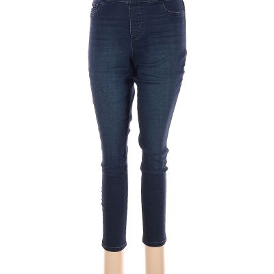 Nine West Women Blue Jeggings 6