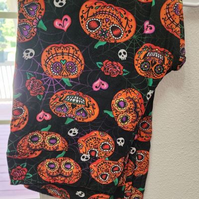 No Boundaries Junior Plus Size 2x (19) Jack-O-Lantern Dia De Los Muertos...