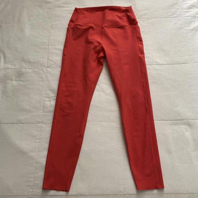 Peleton Bright Cherry Red Leggings