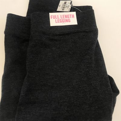 Brand New Victoria Secret Full Length Leggings S/P Dark Gray Color