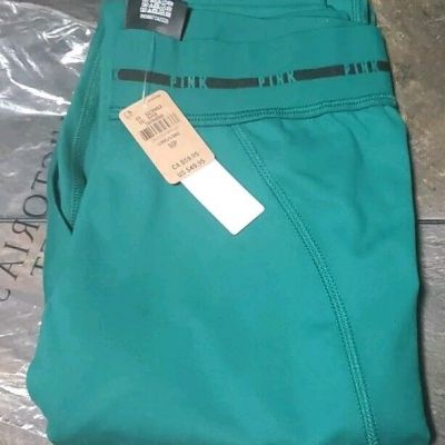 Victoria's Secret 'Pink' Green Legging Small Long NWT