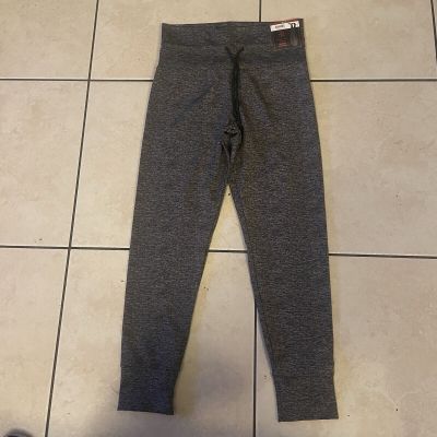 No Boundaries Grey leggings high rise cuffed leg opening. Size M (7-9)