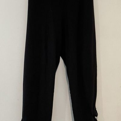 Torrid Size 4 Full Length Black 3 Bow  Leggings