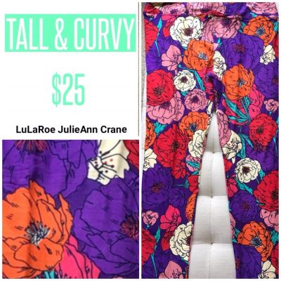 New/Never Worn Size TC (Tall & curvy) Lularoe leggings, Floral