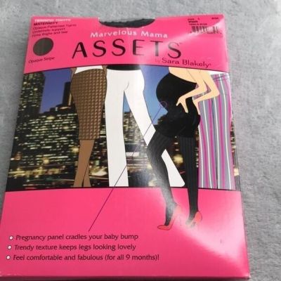 Marvelous Mama's Assets Terrific Tights Black Spanx Size 1 New