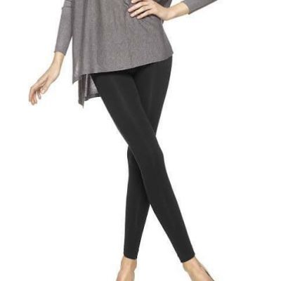 No Nonsense Women's 2-Pack Fleece Lined Leggings, Small/Medium (fit Size 6-10)