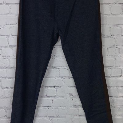 LAUREN RALPH LAUREN Womens' Blue Denim-Look Pants Leggings Size B