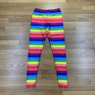 HDE Women's Leggings Size Medium Multicolored Rainbow Nice Condition