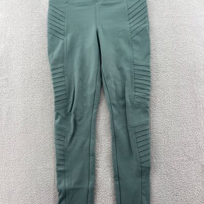 Athleta Leggings Womens Sz S Delancey Moto Tight Greeen Workout