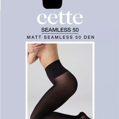 Seamless 50 Denier Tights by Cette. No Seams. No Gusset.