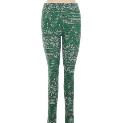 H By Halston Women Green Leggings One Size