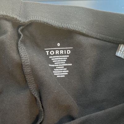 Torrid Full Length Comfort Waist Premium Leggings Size 0 Black