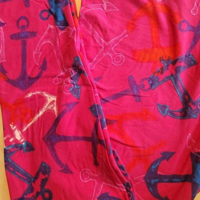 LuLaRoe BRAND NEW TC Tall&Curvy Leggings UNICORN Design  Anchors FREE SHIP