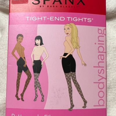 Spanx Tight-End Tights Size B Black Patterned - Fillagree New