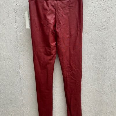 eye candy Red Liquid Pleather Legging - Juniors Size Small