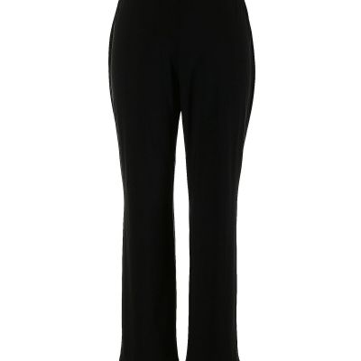 Attitudes by Renee Women Black Leggings L Petites