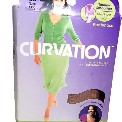 New Curvation Pantyhose Tummy Control Top NUDE