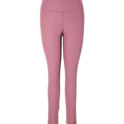 ABS2B Fitness Apparel Women Pink Leggings M