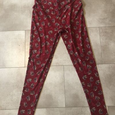 Gently used Lularoe camera leggings lot of 2 TC.