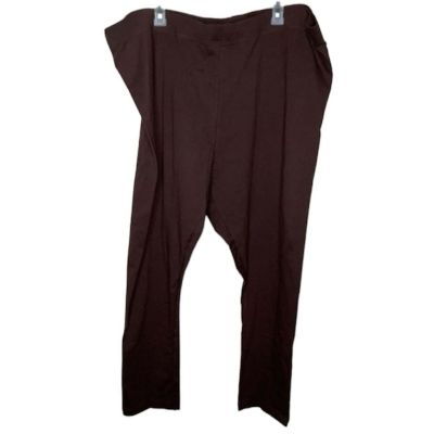 Old Navy Size 4X Leggings HIGH WAISTED JERSEY ANKLE LEGGINGS Brown Stretch