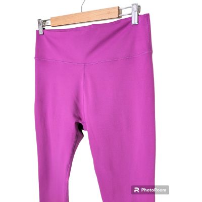 Fabletics Bright Magenta Purple Pink High Waist 7/8 Leggings Athleisure L