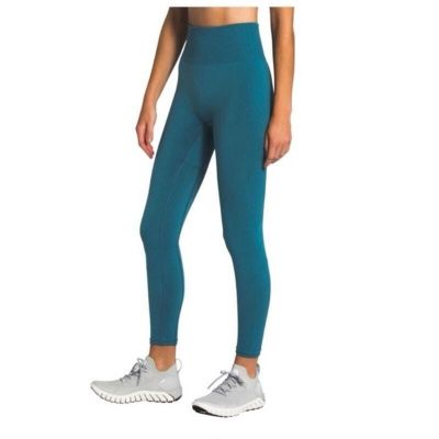 The North Face Teknitcal Tights Ribbed Small Teal Workout