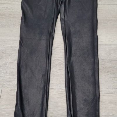 SPANX  Shiny LEGGINGS BLACK S