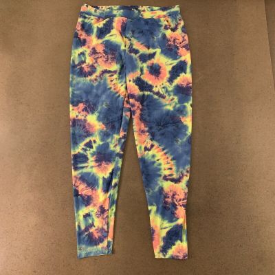 AQ-Sport Juniors Size 2X Sunny Tie Dye Super Soft Mid Rise Leggings  NWT