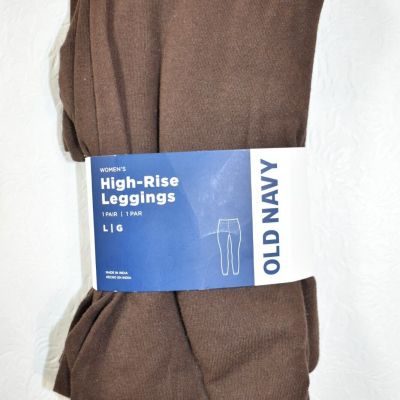 Old Navy High Rise Leggings Brown Size Large Pants Women's New