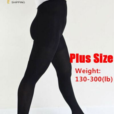 Women Plus Size 3X 4X 5X 600D velvet opaque Stockings Pantyhose Lengthen Tights