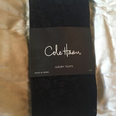 Cole Haan LUXURY TIGHTS S M black Crocodile Tights Designer