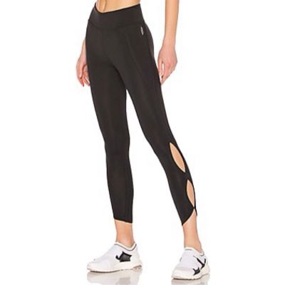 Free People FP Movement NWT Infinity Cutout Cropped Midi Capri Yoga Leggings XS