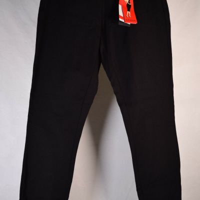 Spanx Woven Twill Leggings Black M NWT Style 2067