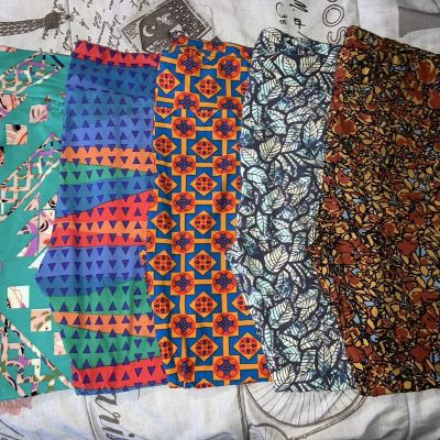 LuLaRoe Tall & Curvy Leggings Bundle Of 5 NWOT